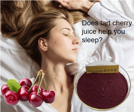 Does tart cherry juice help you sleep?