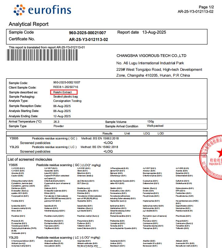 Wholesale Reishi Mushroom Extract( Factory Direct)